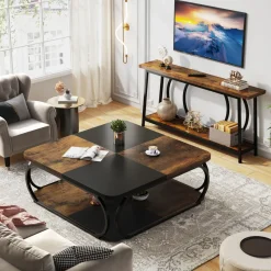 Tribesigns Coffee Tables*Square Coffee Table, 39