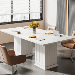 Tribesigns Desks*Square Conference Table, 35