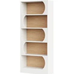 Tribesigns Bookcases & Bookshelves|Bookcases & Bookshelves*5-Tier Bookcase, 71" Wood Etagere Bookshelf with Storage Shelves