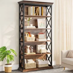 Tribesigns Etagere|Etagere*6-Tier Bookshelf, 70.87