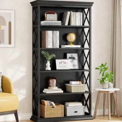 Tribesigns Etagere|Etagere*6-Tier Bookshelf, 70.87