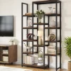 Tribesigns Bookcases & Bookshelves|Bookcases & Bookshelves*6-Tier Bookshelf 70.9 inch Tall Bookcase, 12-Shelf Display Shelves