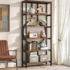 Tribesigns Bookcases & Bookshelves|Bookcases & Bookshelves*6-Tier Bookshelf, 70.9" Industrial Bookcase Display Shelf