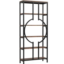 Tribesigns Bookcases & Bookshelves|Bookcases & Bookshelves*6-Tier Bookshelf, 70.9" Industrial Bookcase Display Shelf