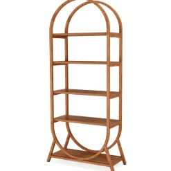 Tribesigns Bookcases & Bookshelves|Bookcases & Bookshelves*5-Tier Bookshelf, 70.8" Open Bookcase Arched Display Rack