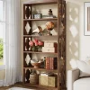 Tribesigns Bookcases & Bookshelves|Bookcases & Bookshelves*6-Tier Bookshelf, 70-Inch Wood Bookcase with Storage Shelves