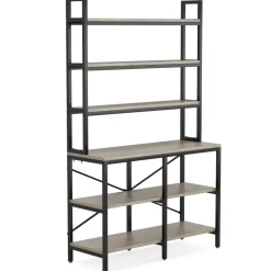 Tribesigns Bookcases & Bookshelves|Bookcases & Bookshelves*6-Tier Bookshelf, Industrial Etagere Bookcase Storage Rack