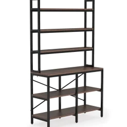 Tribesigns Bookcases & Bookshelves|Bookcases & Bookshelves*6-Tier Bookshelf, Industrial Etagere Bookcase Storage Rack