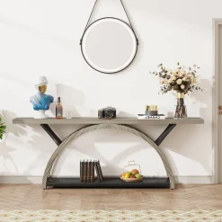 Tribesigns Console Tables|Console Tables*2-Tier Console Table, 70.9