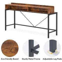 Tribesigns Console Tables|Console Tables*2-Tier Console Table, 70.9