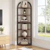 Tribesigns Corner Shelves|Corner Shelves*6-Tier Corner Shelf, 71 inch Tall Corner Bookshelf for Small Space