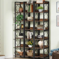 Tribesigns Corner Shelves|Corner Shelves*7-Tier Corner Shelf, 78.7