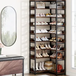 Tribesigns Shoe Racks & Cabinets|Shoe Racks & Cabinets*9-Tier Corner Shoe Rack, Freestanding Shoe Storage Shelf