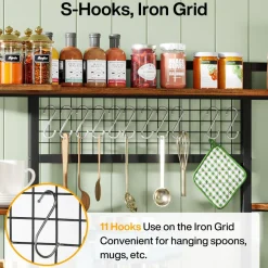 Tribesigns Baker's Racks|Baker's Racks*5-Tier Kitchen Baker's Rack, 55