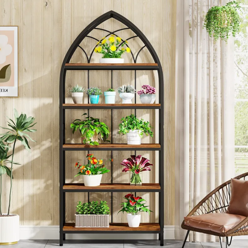 Tribesigns Plant Stands|Plant Stands*5-Tier Plant Stand, 74.8" Plant Shelf Flower Potted Stand Rack