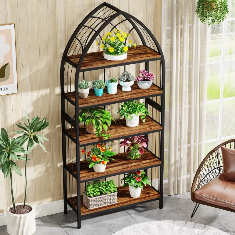Tribesigns Plant Stands|Plant Stands*5-Tier Plant Stand, 74.8" Plant Shelf Flower Potted Stand Rack