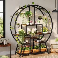 Tribesigns Plant Stands|Plant Stands*7-Tier Round Plant Stand, 65