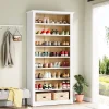 Tribesigns Shoe Racks & Cabinets|Shoe Racks & Cabinets*8-Tier Shoe Rack, Wooden Freestanding Shoe Storage Cabinet for 32-40 Pairs