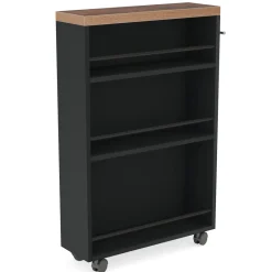 Tribesigns Kitchen Carts|Kitchen Carts*4-Tier Storage Cart, Slim Rolling Narrow Kitchen Cart for Small Place