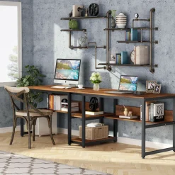 Tribesigns Desks*Two Person Desk, 78.7