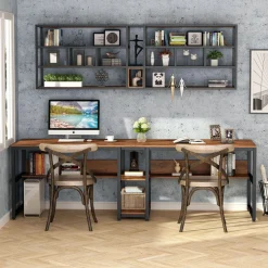 Tribesigns Desks*Two Person Desk, 78.7