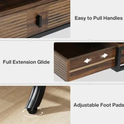 Tribesigns Desks*Wood Computer Desk, 55