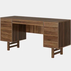 Tribesigns Desks*Wood Computer Desk, 59" Home Office Desk with Drawers