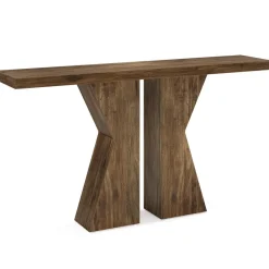 Tribesigns Console Tables|Console Tables*Wood Console Table, 55" Sofa Table Entryway Table with K - Shaped Frame