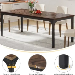 Tribesigns Dining Tables*Wood Dining Table, 70.9
