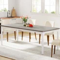 Tribesigns Dining Tables*Wood Dining Table, 70.9