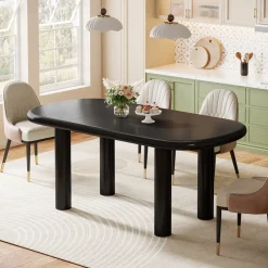 Tribesigns Dining Tables*Wood Dining Table, 63