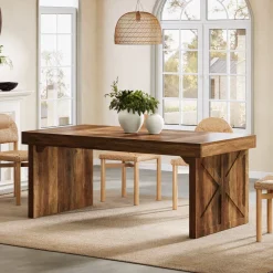 Tribesigns Dining Tables*Wood Dining Table, 63