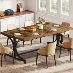 Tribesigns Dining Tables*Wood Dining Table, 62.4