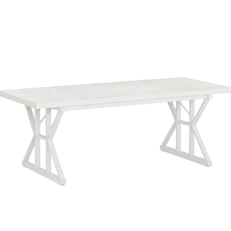 Tribesigns Dining Tables*Wood Dining Table, Farmhouse 70.8" Kitchen Table for 6 People