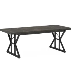 Tribesigns Dining Tables*Wood Dining Table, Farmhouse 70.8
