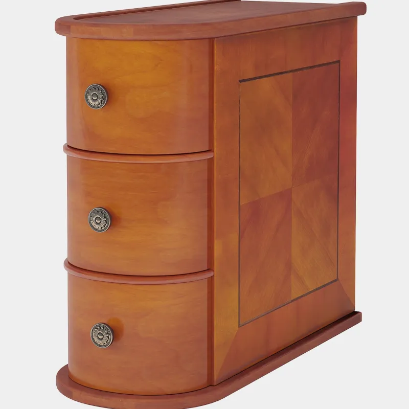 Tribesigns Nightstands*Wood End Table, Narrow Side Table Nightstand with 2 Drawers