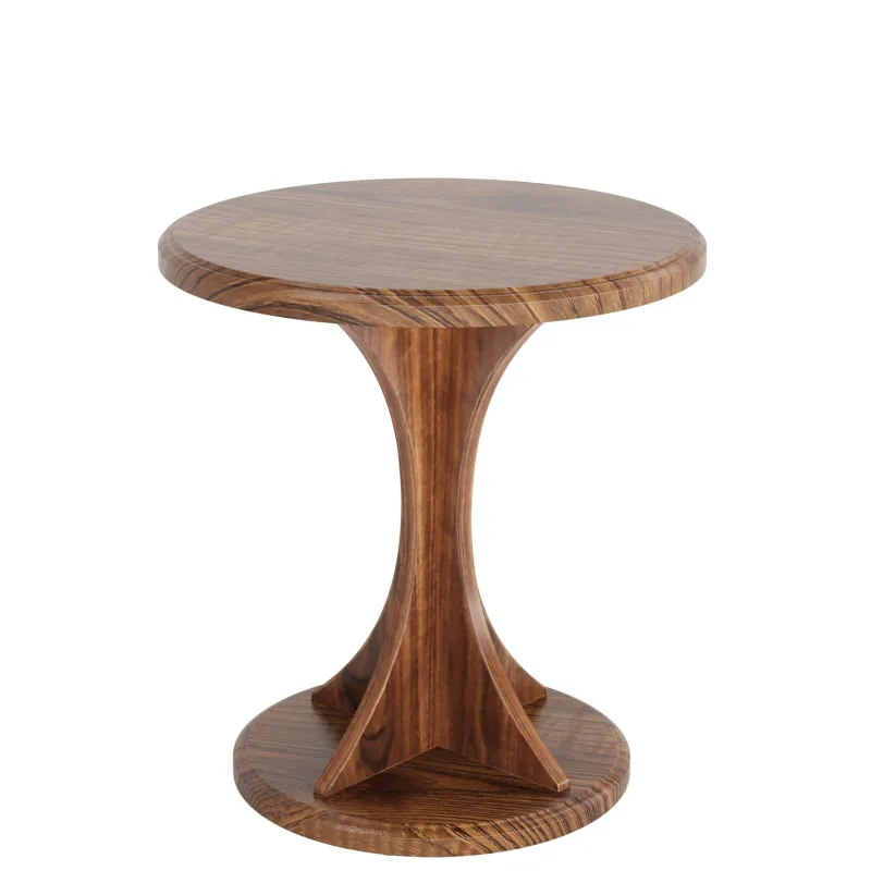 Tribesigns End & Side Tables*Wood End Table, Round Sofa Side Table Vintage Nightstand