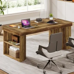 Tribesigns Desks*Wood Executive Desk, 63