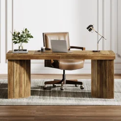 Tribesigns Desks*Wood Executive Desk, 63
