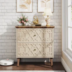 Tribesigns File Cabinets|File Cabinets*Wood File Cabinet, 2-Drawer Filing Cabinet Storage Cabinet