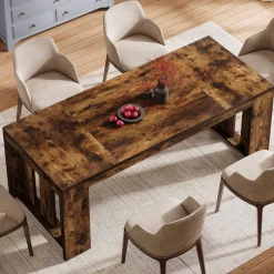 Tribesigns Dining Tables*Wood Kitchen Table, 63