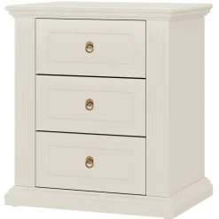 Tribesigns Nightstands*Wood Nightstand, Modern End Table Bedside Table with 3 storage Drawer