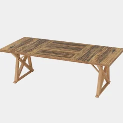 Tribesigns Dining Tables*Wooden Dining Table, 71" Kitchen Dinner Table for 6 to 8 People