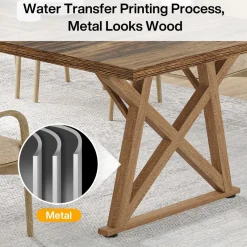 Tribesigns Dining Tables*Wooden Dining Table, 71