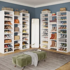 Tribesigns Shoe Racks & Cabinets|Shoe Racks & Cabinets*Wooden Shoe Rack, Freestanding Shoe Organizer with 23 Storage Shelves