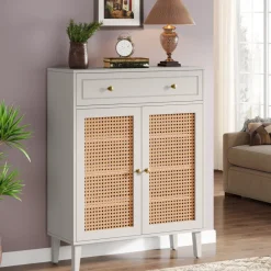 Tribesigns Sideboards & Buffets|Sideboards & Buffets*Wooden Storage Cabinet Sideboard with Adjustable Shelves and Drawer